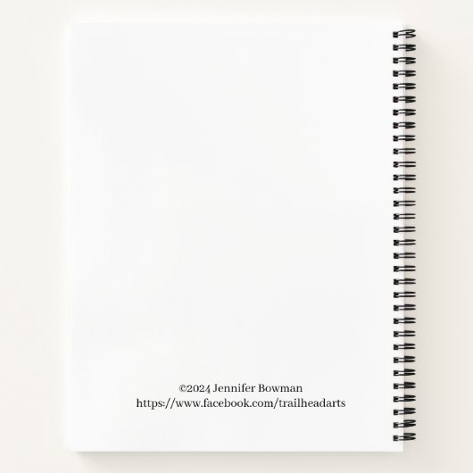 Bear and butterfly ノートブック (裏面)