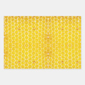  Bear and Honey Baby Shower ラッピングペーパーシート (正面2)