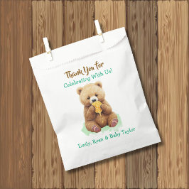 Bear and Honey Themed Thank You Baby Shower フェイバーバッグ