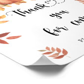 Bear and pumpkin \ Thank you for 来's Poster ポスター (角)