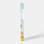 Bear and Raccoon Flower Picnic – iPhone Case iPhoneケース (左側面)