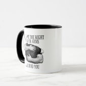 Bear arms around you hug gay pun joke mug マグカップ (正面左)