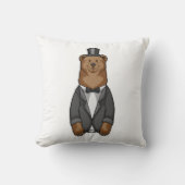 Bear as Groom with Jacket クッション (正面)