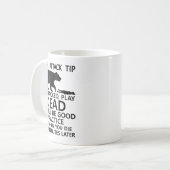 Bear Attack Tip If Attacked Play Die A Few Minutes コーヒーマグカップ (正面左)