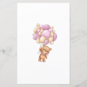 Bear Baby Shower Game Guess Who Mommy or Daddy (裏面)