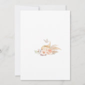 Bear Baby Shower Invitation 招待状 (裏面)