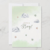 Bear Baby Shower Invite, We Can Bearly Wait Invita 招待状 (裏面)