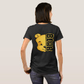 Bear Back Print Women's T-Shirt Tシャツ (裏面フル)