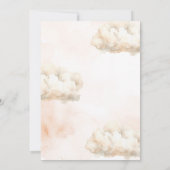 Bear Balloon He or She Gender Reveal Invitation 招待状 (裏面)