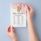 Bear Balloonsハンドバッグゲームの内容 チラシ (ハンドル)