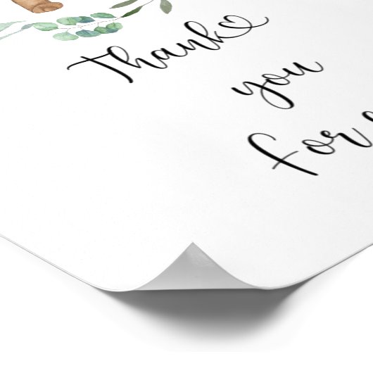 Bear \ Bearのポスター来に感謝 ポスター (角)