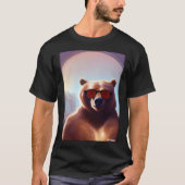 Bear Bear Sunglasses Wildlife Animals Zoo Forest Tシャツ (正面)