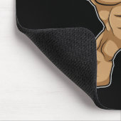 Bear Bodybuilder Bodybuilding Sports  マウスパッド (コーナー)