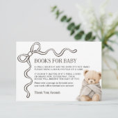 Bear Books for Baby Card  エンクロージャーカード (スタンド正面)