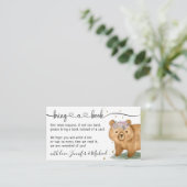 Bear Bring a Book エンクロージャーカード (スタンド正面)