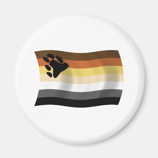 Bear Brotherhood Flag Magnet マグネット (正面)