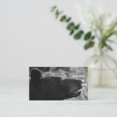 Bear Business Card (独自の文字を追加) 名刺 (スタンド正面)