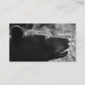 Bear Business Card (独自の文字を追加) 名刺 (正面)