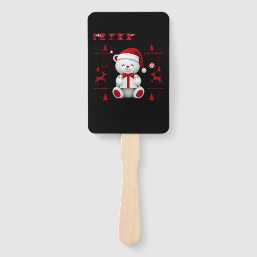 Bear Christmas Christmas (2) ハンドファン (正面)