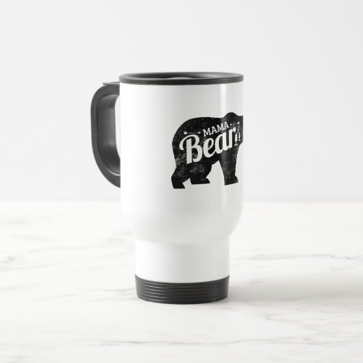 Bear Coffeeママのタンブラー トラベルマグ (正面左)