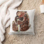 Bear Contemplates Hibernation クッション (ブランケット)