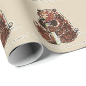 Bear Contemplates Hibernation ラッピングペーパー (ロールコーナー)