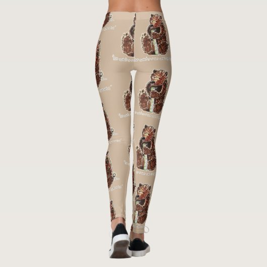 Bear Contemplates Hibernation レギンス (裏面)