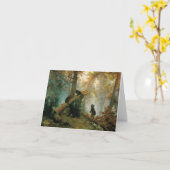 Bear Cubs Ivan Shishkin 1889ヴィンテージカード カード (黄色い花)