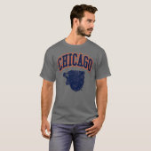 Bear Down Chicago Light レトロ Tシャツ (正面フル)