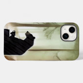 Bear Drink Coffee in the Woods Case-Mate iPhoneケース (裏面 (横))