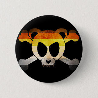 Bear Flag Skull (Gay Badge) 缶バッジ