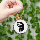 Bear Flute Player キーホルダー (手)