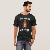 Bear For Men Women Bears Grizzly Bear Animal Tシャツ (正面フル)