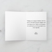 bear greeting card for Father's Day or Birthday シーズンカード (内部)