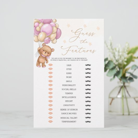 Bear Guess The Baby Features Baby Shower Game (スタンド正面)