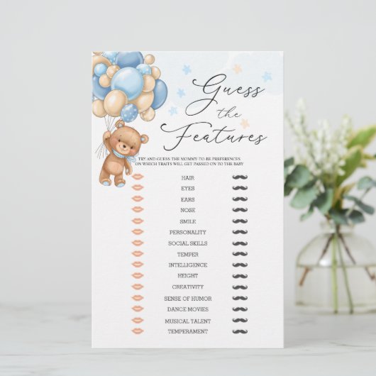 Bear Guess The Baby Features Baby Shower Game (スタンド正面)