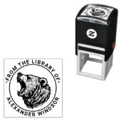 Bear Head Baring Tithライブラリのブック名 セルフインキングスタンプ (インサイチュ)