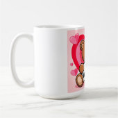 Bear hearts Be my Valentine コーヒーマグカップ (左)