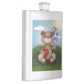 Bear Holding Bouquet Flower-30926 フラスク (右)