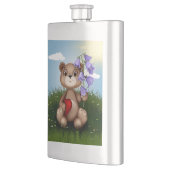 Bear Holding Bouquet Flower-30926 フラスク (左)