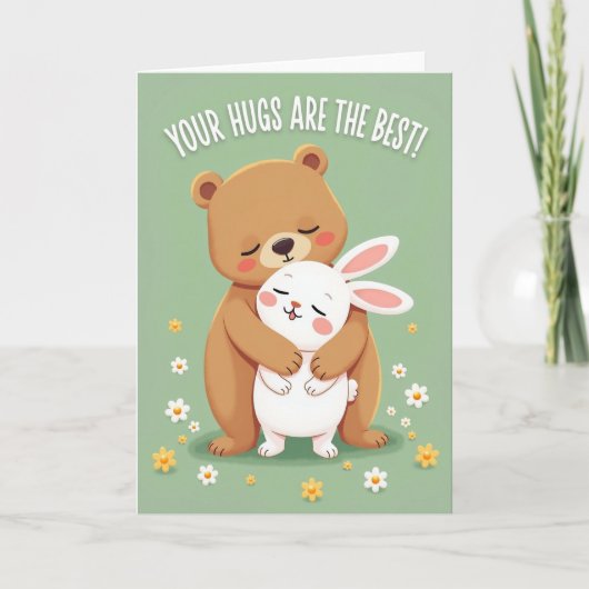 Bear Hugs Are The Best Card カード (正面)