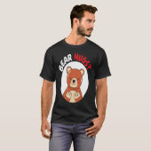 Bear Hugs Bear Lover Wildlife Animal Bear Tシャツ (正面フル)