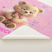 Bear Hugs Included – Sweet Tutu Bear  シェルパブランケット (3/4)