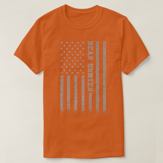 Bear Hunter American Flag Premium 239 Tシャツ (デザイン正面)