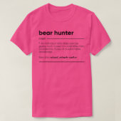 Bear Hunter Funny 242 Tシャツ (デザイン正面)