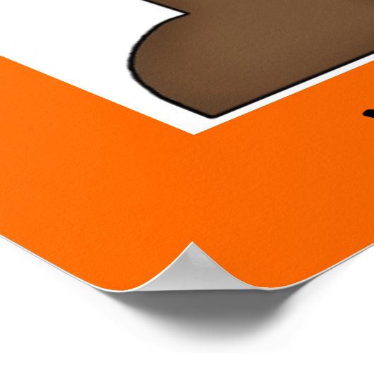 Bear I カスタマイズ Love 3年生の教室ポスター ポスター (角)