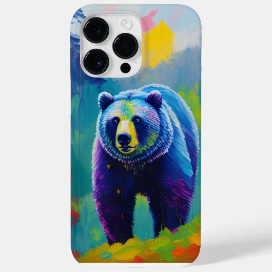 Bear in自然アートワークiPhone / iPadケース Case-Mate iPhoneケース (裏面)