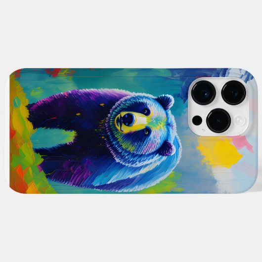Bear in自然アートワークiPhone / iPadケース Case-Mate iPhoneケース (裏面 (横))