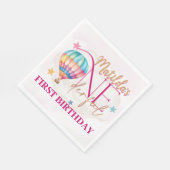 Bear in a Balloon Standardパーティーナプキン スタンダードランチョンナプキン (角)