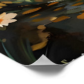 Bear In Bathtub Poster, Funny Animal Poster, Bear ポスター (角)